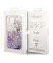 Case IPHONE 14 PLUS Guess Hardcase Flower Liquid Glitter purple 3666339088392