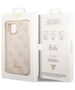 Original Case IPHONE 14 Guess Hard Case 4G Vintage Gold Logo (GUHCP14SHG4SHP) pink 3666339065324