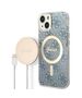 Original Case IPHONE 14 Guess Hardcase 4G Print MagSafe + Wireless Charger (GUBPP14XHJEACSA) blue 3666339102968