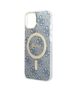 Original Case IPHONE 14 Guess Hardcase 4G Print MagSafe + Wireless Charger (GUBPP14XHJEACSA) blue 3666339102968