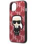 Karl Lagerfeld Monogram Ikonik Apple iPhone 13 Pro (6.1) hátlapvédő tok piros (KLHCP13LPMNIKPI)