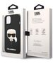 Karl Lagerfeld case for iPhone 14 Plus 6,7&quot; KLHCP14MSLKHBK hardcase black Silicone Karl`s Head 3666339085414