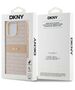 Original Case IPHONE 14 PRO DKNY Hardcase Leather Mono Stripe & Metal Logo (DKHCP14LPRTHSLP) pink 3666339260651