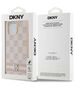 Original Case IPHONE 14 PRO MAX DKNY Hardcase Leather Checkered Mono Pattern & Printed Stripes (DKHCP14XPCPTSSP) pink 3666339263607