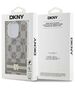 Original Case IPHONE 13 PRO DKNY Hardcase IML Checkered Mono Pattern & Printed Stripes MagSafe (DKHMP13LHCPTSE) beige 3666339269432