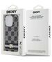 Original Case IPHONE 13 PRO DKNY Hardcase IML Checkered Mono Pattern & Printed Stripes MagSafe (DKHMP13LHCPTSK) black 3666339269296