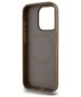 Original Case IPHONE 14 PRO DKNY Hardcase Leather Pattern Metal Logo MagSafe (DKHMP14LPSHRPSW) brown 3666339261771