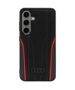 Original Case SAMSUNG GALAXY S24 Audi Genuine Leather MagSafe Hardcase (AU-TPUPCS24-R8/D3-RD) black & red 6955250228145