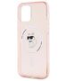 Original Case IPHONE 12 / 12 PRO Karl Lagerfeld Hardcase IML Choupette MagSafe (KLHMP12MHFCCNOP) pink 3666339283193