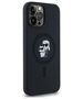 Original Case IPHONE 13 PRO Karl Lagerfeld Hardcase Silicone Karl & Choupette Magsafe (KLHMP13LSCMKCRHK) black 3666339253981