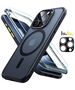 Case + Tempered Glass APPLE IPHONE 15 PRO MAX ESR Classic Pro Set Halolock Magsafe (Set: Case, Screen Glass, Camera Glass) black 4894240204689