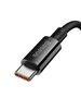 Baseus cabel Superior USB - USB-C 2,0m cluster black 100W 6932172631987