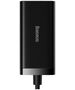 Baseus wall charger GaN3 Pro 100W 2x USB-C 2x USB black 6953156209053