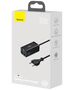 Baseus wall charger GaN3 Pro 100W 2x USB-C 2x USB black 6953156209053