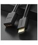 HDMI male to HDMI female cable UGREEN HD107, FullHD, 3D, 0.5m (black) 6957303811403