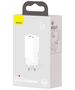 Baseus GaN2 Lite Quick Travel Charger USB+C 65W EU (white) 6953156232945