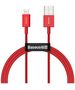 Baseus Superior Series Cable USB to iP 2.4A 1m (red) 6953156205437