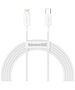 Baseus Superior Series Cable USB-C to Lightning, 20W, PD, 2m (white) 6953156205369