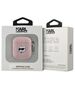 Original Case APPLE AIRPODS Karl Lagerfeld Cover Monogram Choupette Head pink 3666339283711