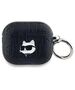 Original Case APPLE AIRPODS 3 Karl Lagerfeld Cover Monogram Choupette Head black 3666339283612