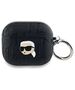 Original Case APPLE AIRPODS 3 Karl Lagerfeld Cover Monogram Karl Head black 3666339283650