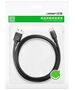 UGREEN nickel USB-C cable 0,25m black 6957303861149