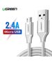 UGREEN micro USB Cable QC 3.0 2.4A 2m (White) 6957303861538