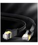 UGREEN NW106 Ethernet RJ45 Flat network cable , Cat.7, STP, 3m (Black) 6957303801428