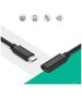 UGREEN USB Type C 3.1 Male to Female Cable Nickel Plating 0.5m (Black) 6957303845743