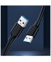 USB 2.0 M-M UGREEN cable US102, 1m (black) 6957303813094