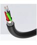 USB 2.0 extension cable UGREEN US103, 0.5m (black) 6957303813131