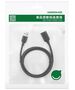 USB 2.0 extension cable UGREEN US103, 0.5m (black) 6957303813131