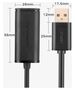 USB 2.0 extension cable UGREEN US121, active, 10m (black) 6957303813216