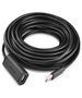 USB 2.0 extension cable UGREEN US121, active, 10m (black) 6957303813216