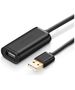 USB 2.0 extension cable UGREEN US121, active, 15m (black) 6957303813230