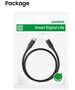 UGREEN USB Type C 3.1 Gen2 Male to Female Cable Nickel Plating 1m (Black) 6957303813872