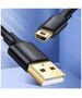 USB to Mini USB Cable UGREEN US132, 0.5m (black) 6957303813544