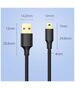 USB to Mini USB Cable UGREEN US132, 0.25m (black) 6957303813537