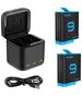 Telesin 3-slot charger box for GoPro Hero 9 / Hero 10 + 2 batteries (GP-BNC-901) 6972860171296