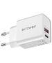 Wall Charger Blitzwolf BW-S20, USB, USB-C, 20W (white) 5907489606998