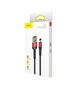 Baseus Cafule Double-sided USB Lightning Cable 2,4A 1m (Black+Red) 6953156283336