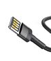 Lightning USB cable (reversible) Baseus Cafule 2.4A 1m (gray-black) 6953156283343