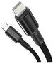 Baseus High Density Braided Cable Type-C to Lightning, PD,  20W, 1m (Black) 6953156231917