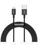 Baseus Superior Series Cable USB to iP 2.4A 2m (black) 6953156205451