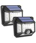 External Blitzwolf LED solar lamp BW-OLT3 with dusk and motion sensor, 1200mAh (2 pcs) 5907489604451