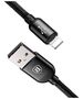 Baseus 3in1 Cable USB-C / Lightning / Micro 3,5A 0,3m (Black) 6953156273931