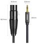 UGREEN AV131 Female XLR cable for jack 3.5 men - 2m (black) 6957303822447