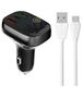 LDNIO Bluetooth C704Q 2USB, USB-C Transmiter FM + MicroUSB cable 5905316142763