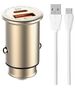 LDNIO C506Q USB, USB-C Car charger + MicroUSB Cable 5905316142527