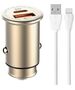 LDNIO C506Q USB, USB-C Car charger + Lightning Cable 5905316142510